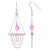 Austrian Crystals Chandelier 925 Sterling Silver Drop Earrings #GEG2