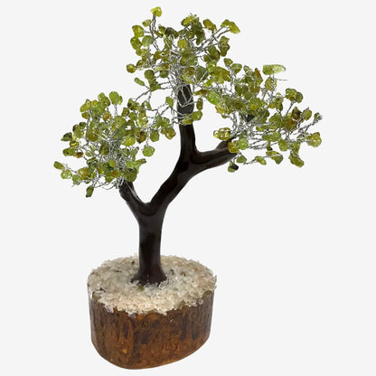 Peridot Crystal Gemstone Tree Home Decor - Gem Avenue