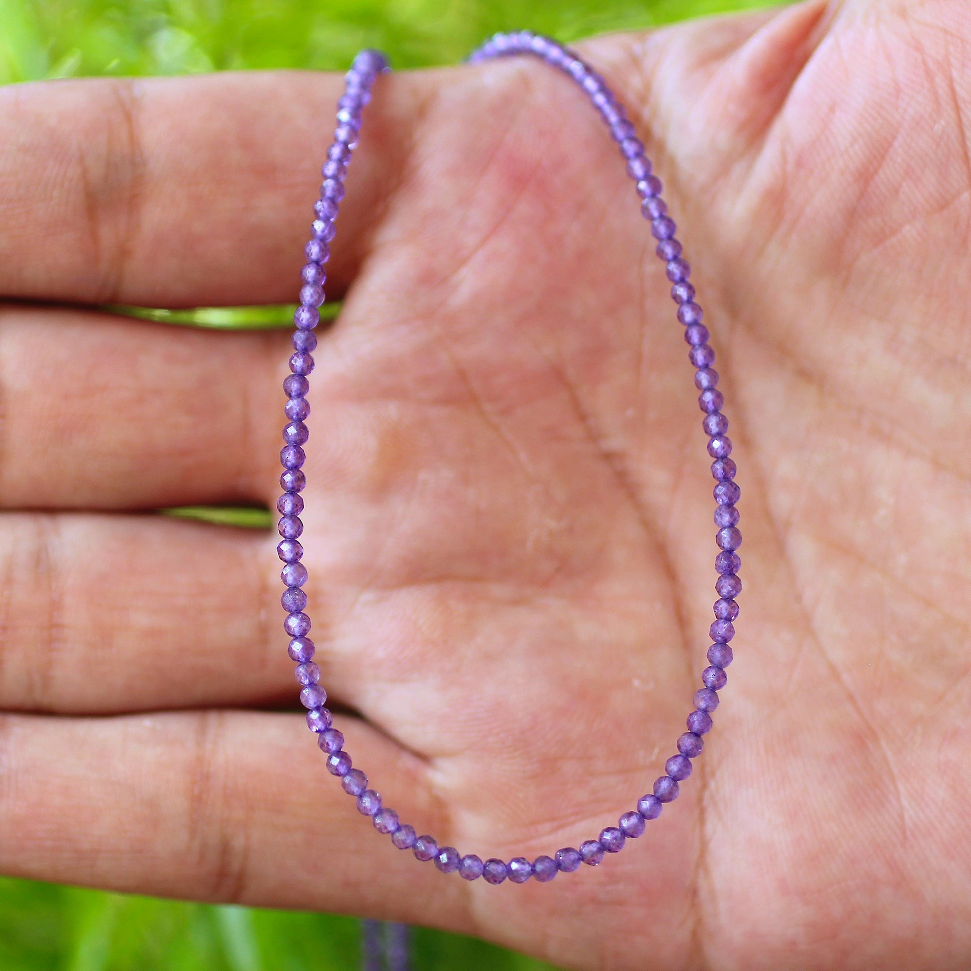 925 Sterling Silver Amethyst Gemstone Necklace for Women - Gem Avenue