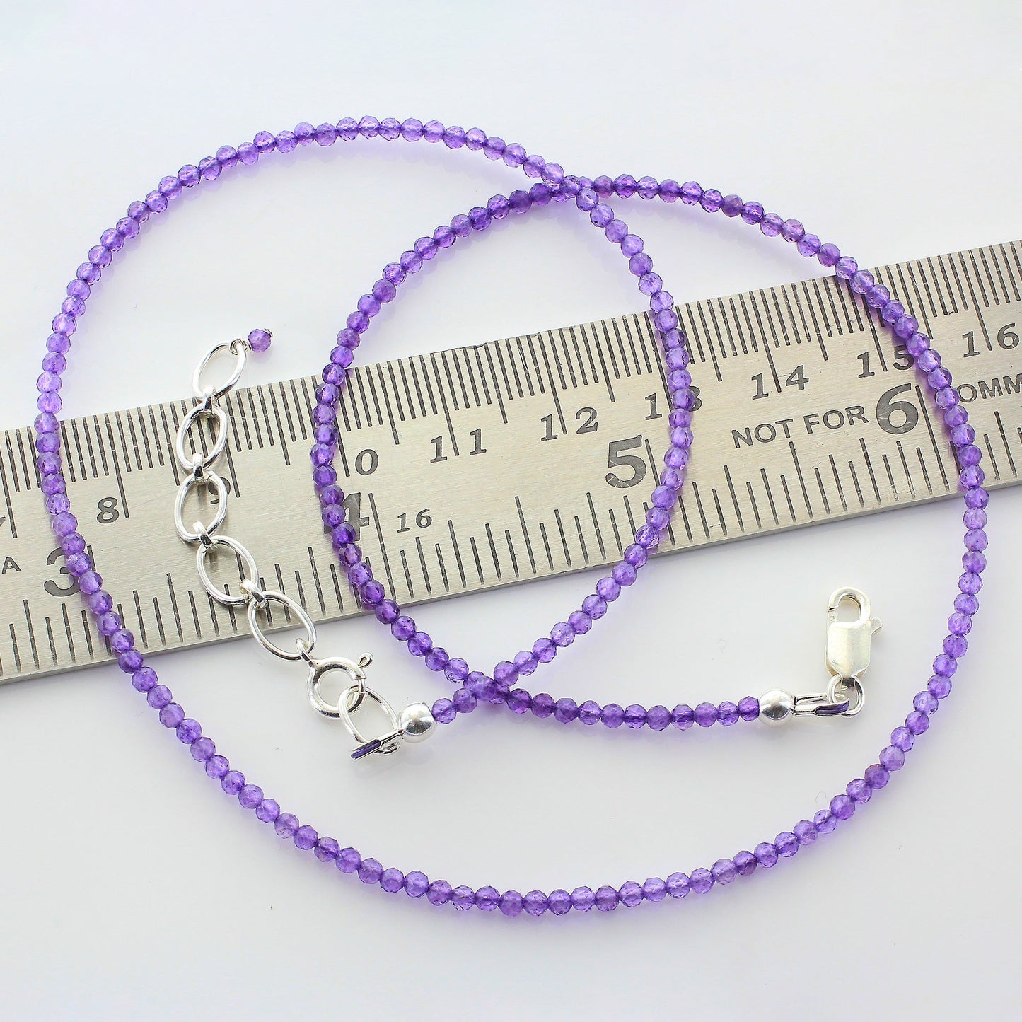 925 Sterling Silver Amethyst Gemstone Necklace for Women - Gem Avenue
