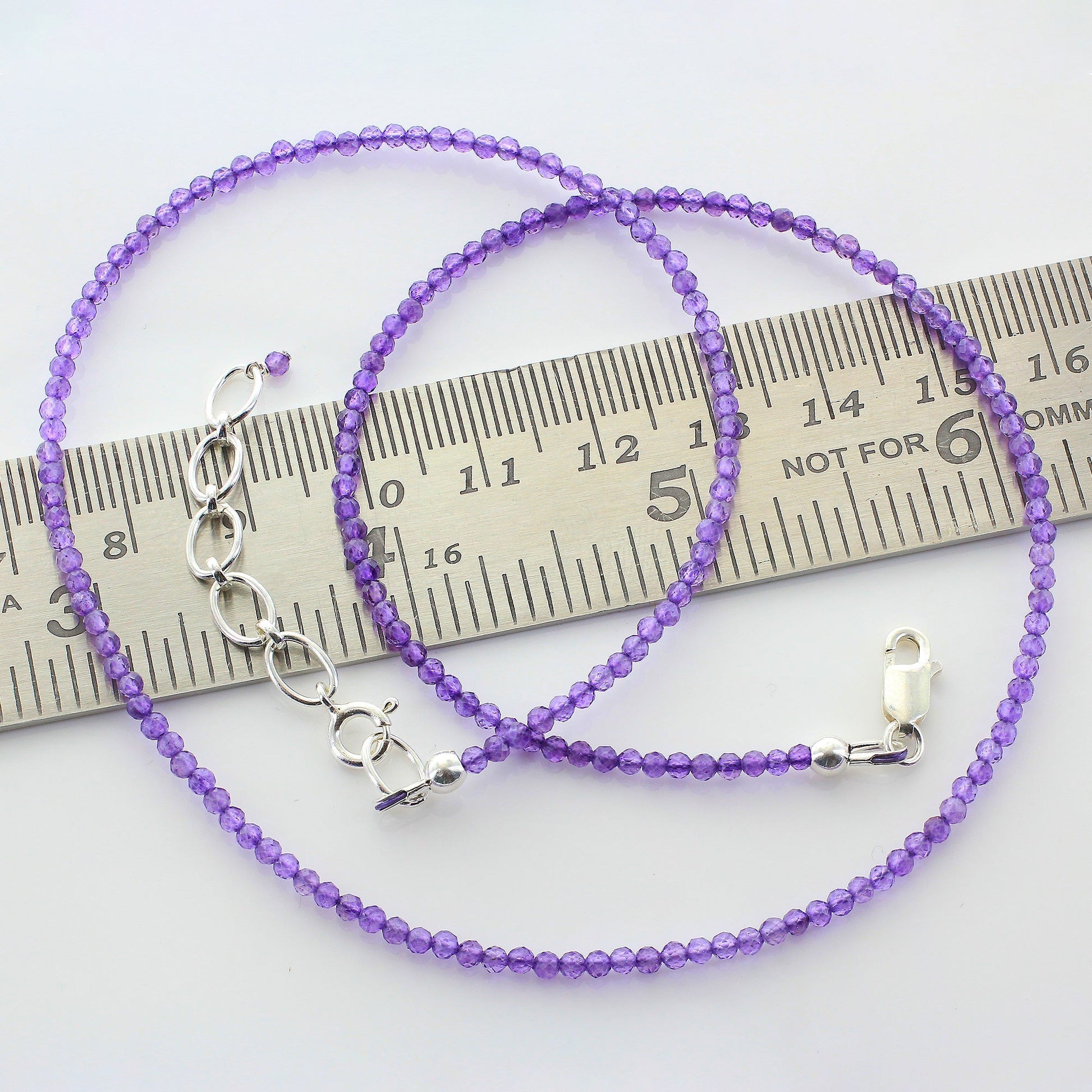 925 Sterling Silver Amethyst Gemstone Necklace for Women - Gem Avenue