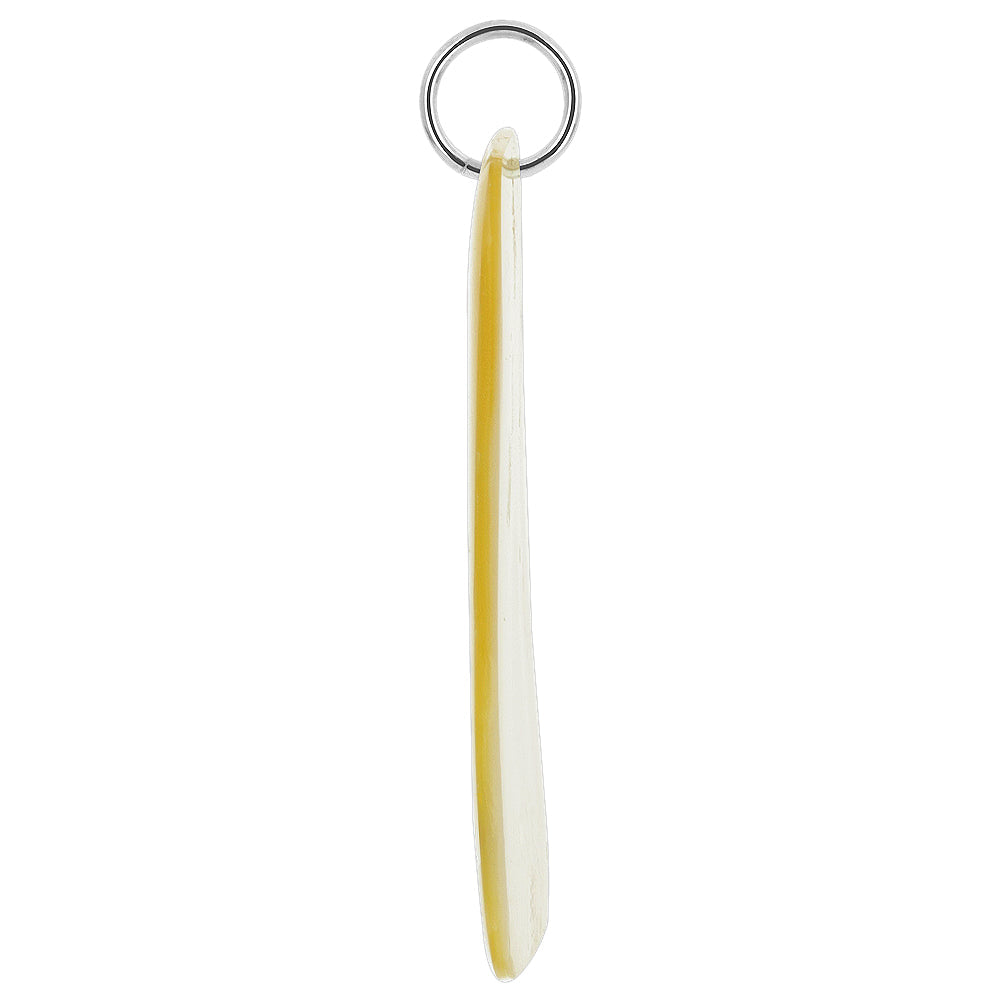 Mother of Pearl & Floral Design Gold Tone Sterling Silver Pendant - Gem Avenue