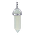 Double Terminated Hexagonal Bullet Point Pendulum Gemstone Pendant