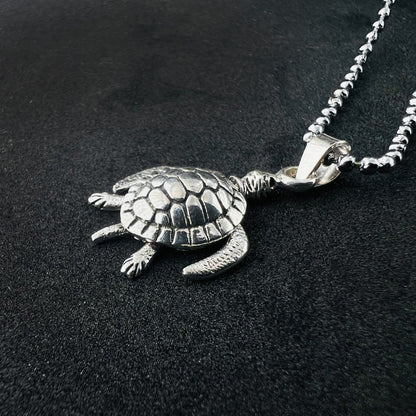 Moving Sea Turtle Pendant Charm 925 Sterling Silver- Gem Avenue