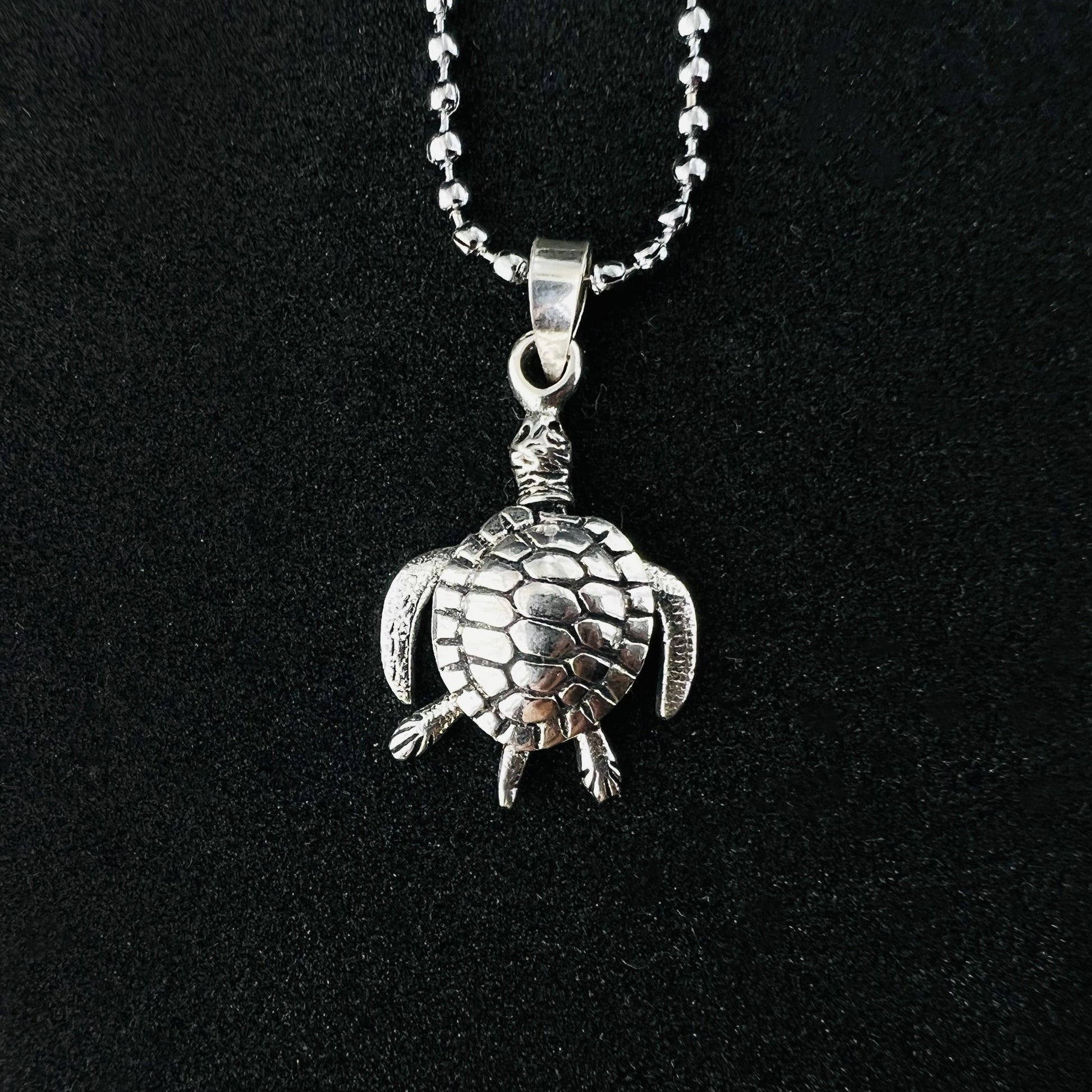 Moving Sea Turtle Pendant Charm 925 Sterling Silver- Gem Avenue