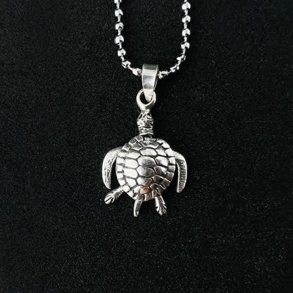 Moving Sea Turtle Pendant Charm 925 Sterling Silver- Gem Avenue