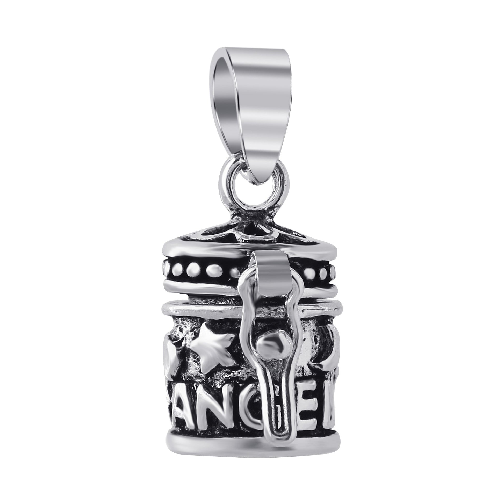 925 Sterling Silver Prayer Box Pendant - Gem Avenue