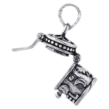 925 Sterling Silver Prayer Box Pendant - Gem Avenue