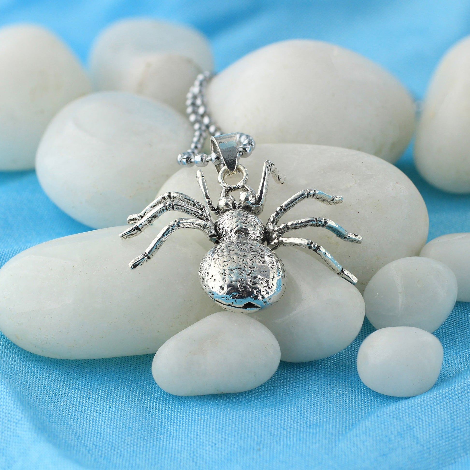925 Sterling Silver Spider Charm Pendant Insect- Gem Avenue