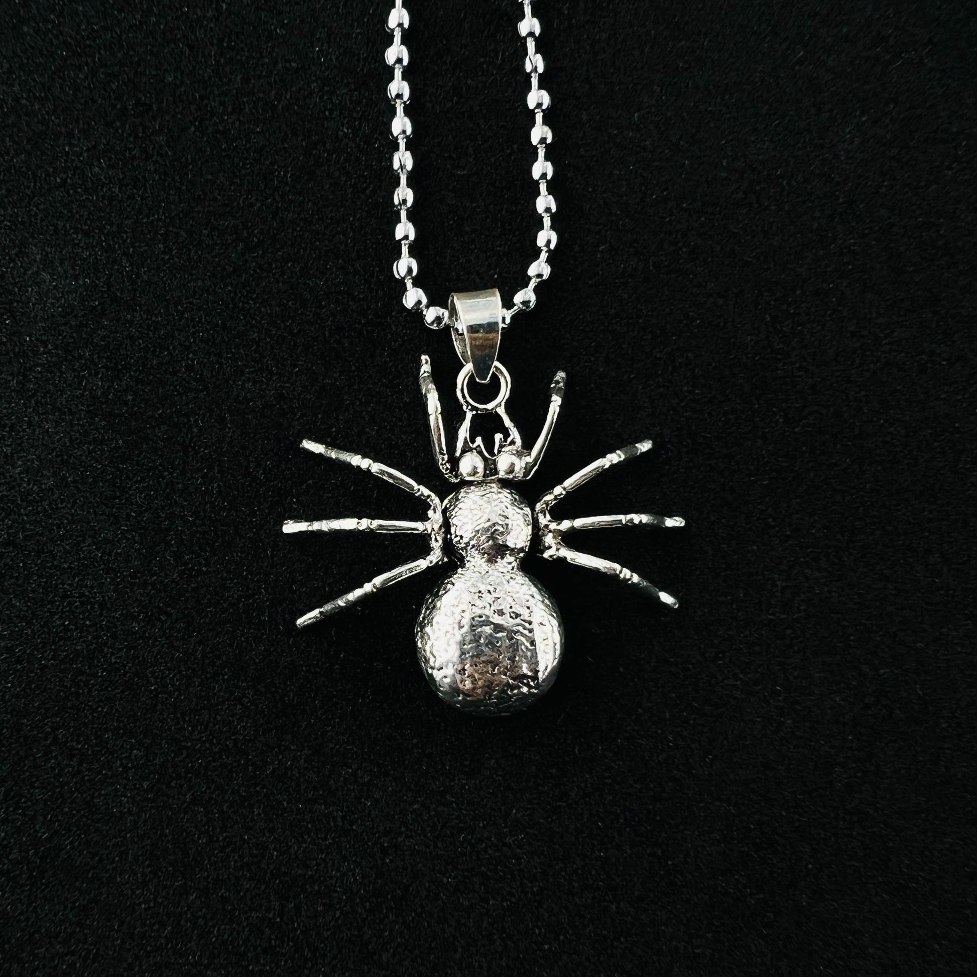 925 Sterling Silver Spider Charm Pendant Insect- Gem Avenue