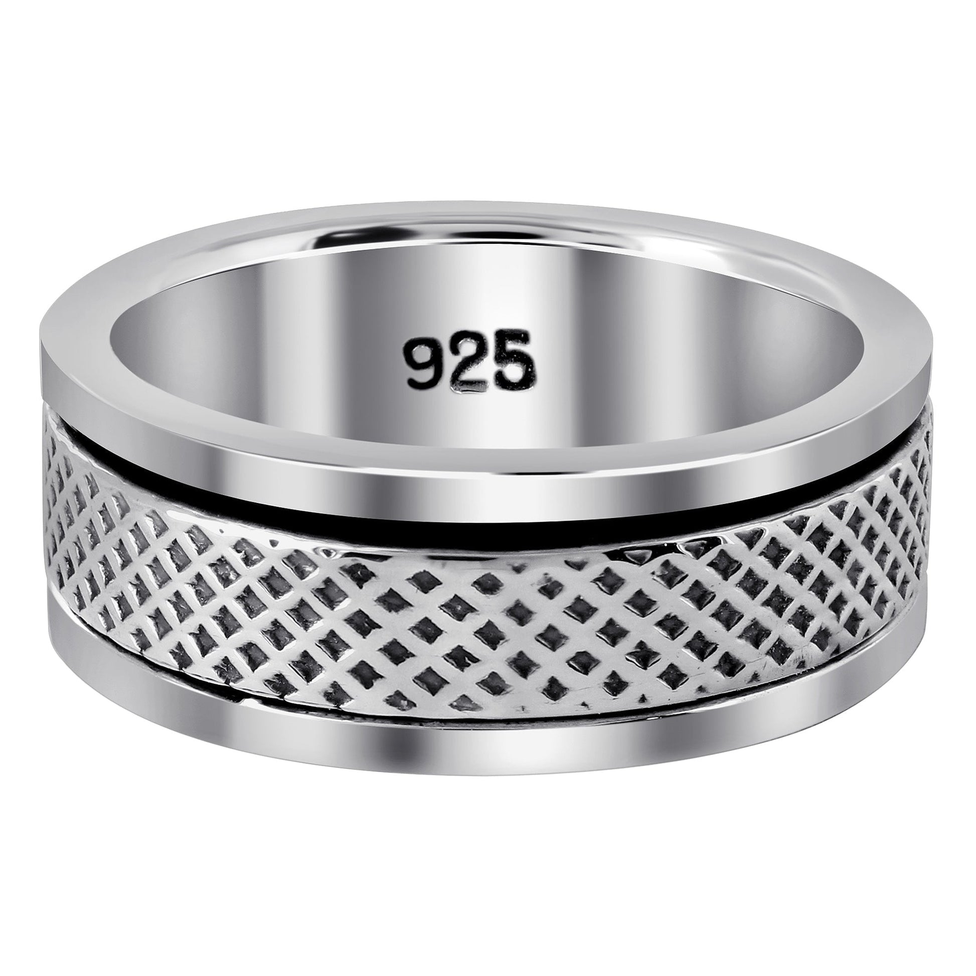 Handmade 925 Sterling Silver Band Ring - Gem Avenue