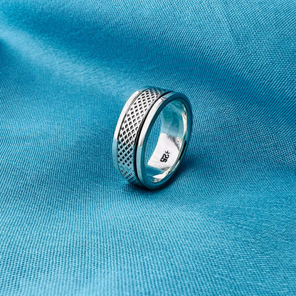 Handmade 925 Sterling Silver Band Ring - Gem Avenue