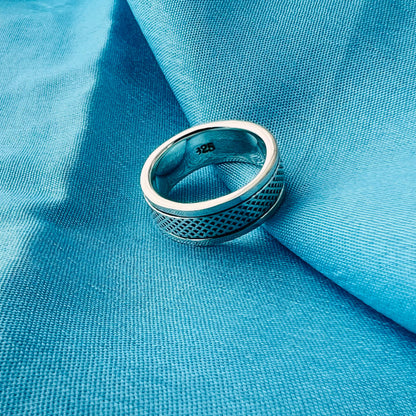 Handmade 925 Sterling Silver Band Ring - Gem Avenue