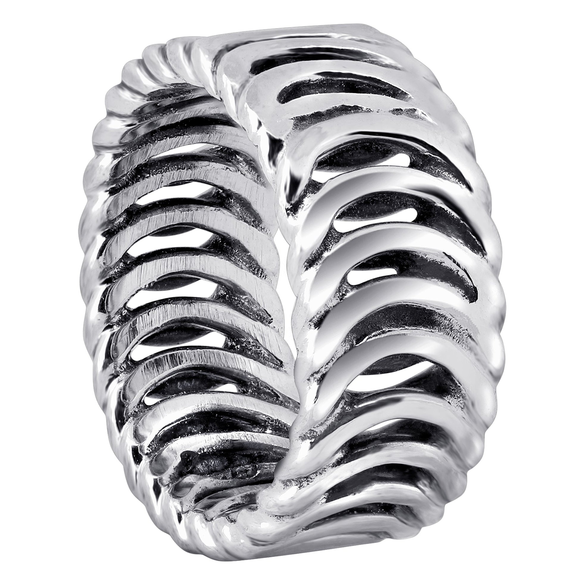 925 Sterling Silver Eternity Loops Ring - Gem Avenue