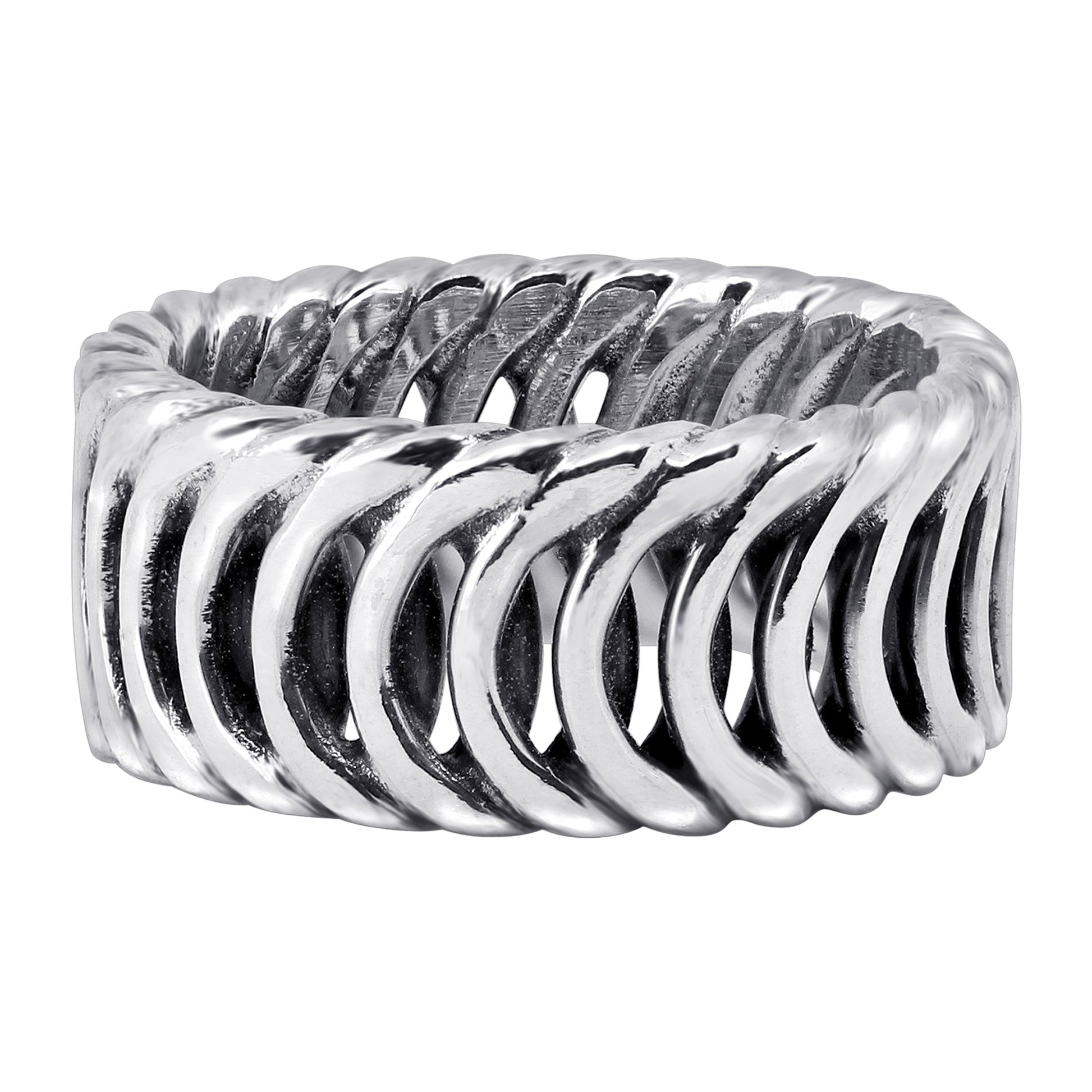 925 Sterling Silver Eternity Loops Ring - Gem Avenue