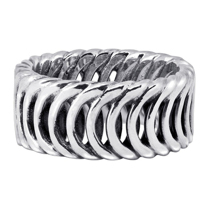 925 Sterling Silver Eternity Loops Ring - Gem Avenue
