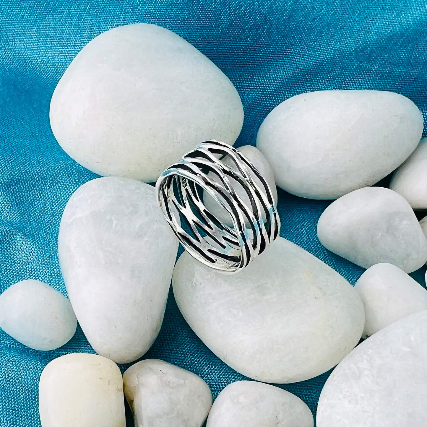 Braide Wave Wrap 925 Sterling Silver Ring - Gem Avenue