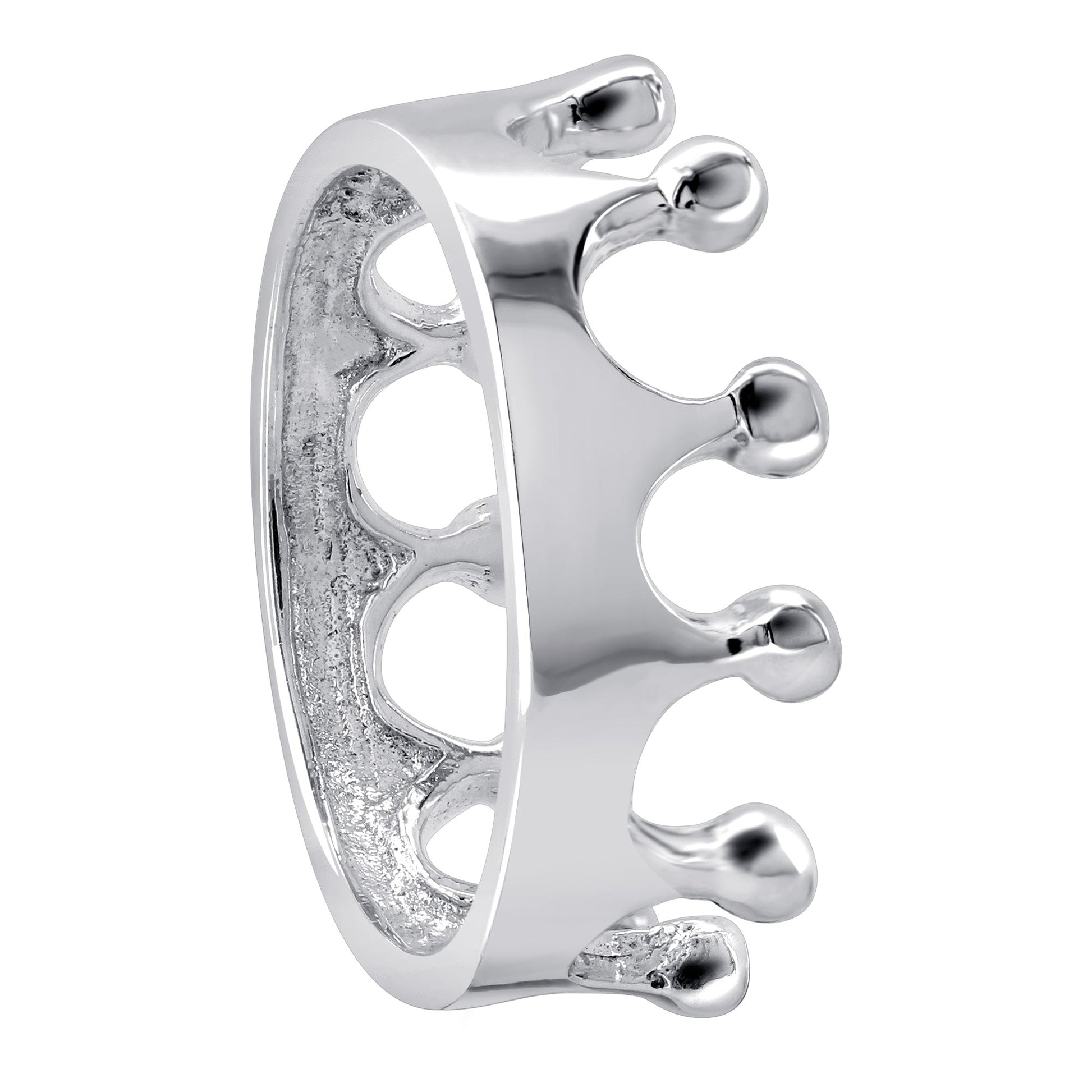 King Crown Design 925 Sterling Silver Ring - Gem Avenue