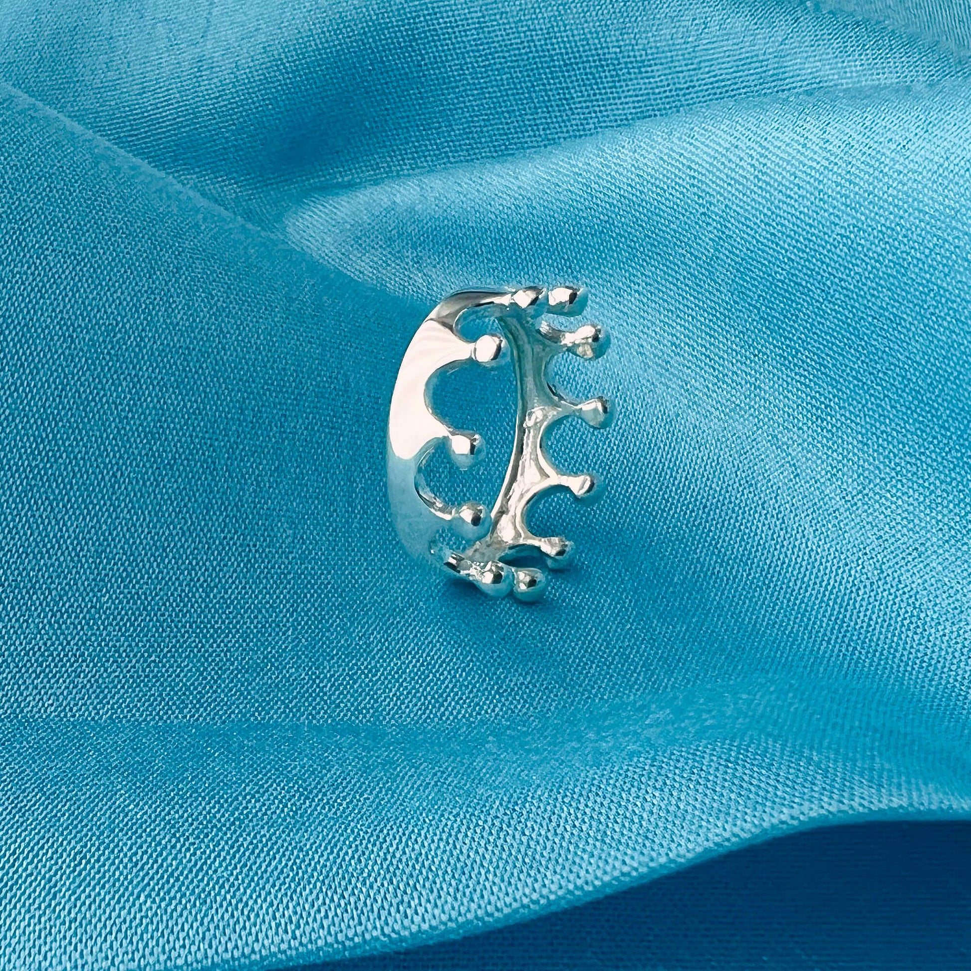 King Crown Design 925 Sterling Silver Ring - Gem Avenue