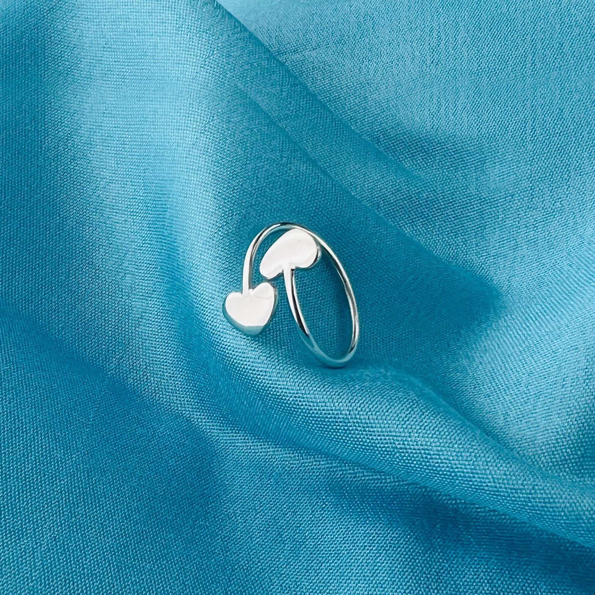 Love Heart 925 Sterling Silver Adjustable Ring - Gem Avenue
