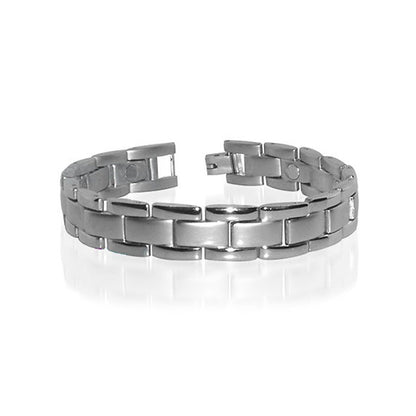 Quality Magnetic Mens Wide Bracelet For HIM 8.5 inches - Gem Avenue