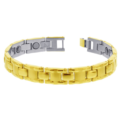 Surgical Stainless Steel Magnetic Golf Bracelet 9" - Gem Avenue