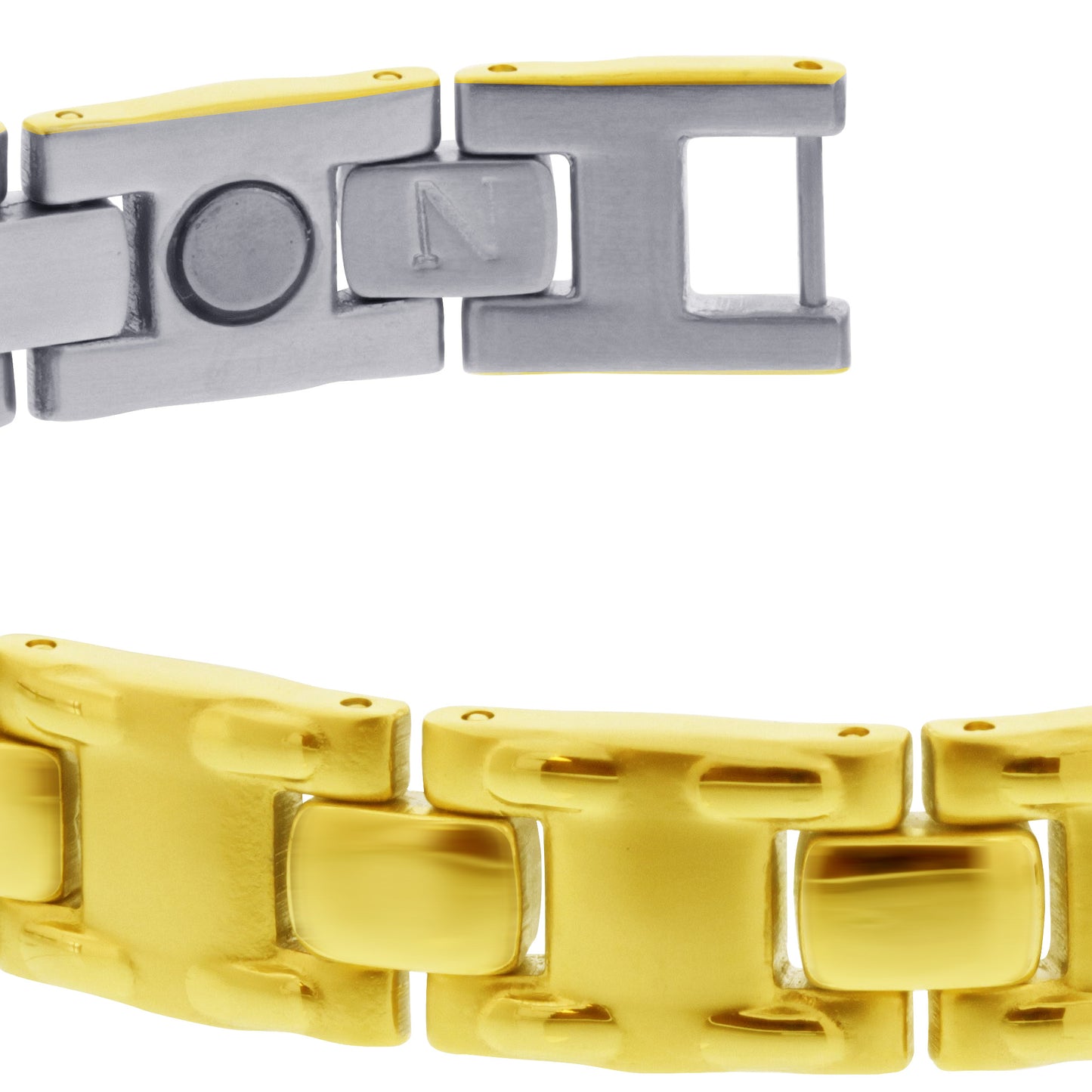 Surgical Stainless Steel Magnetic Golf Bracelet 9" - Gem Avenue