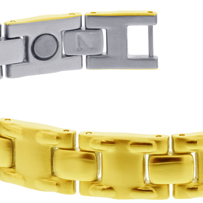 Surgical Stainless Steel Magnetic Golf Bracelet 9" - Gem Avenue