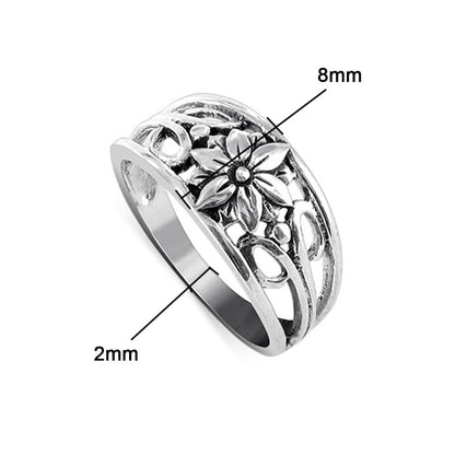 .925 Sterling Silver Celtic Knot Design Ring - Gem Avenue