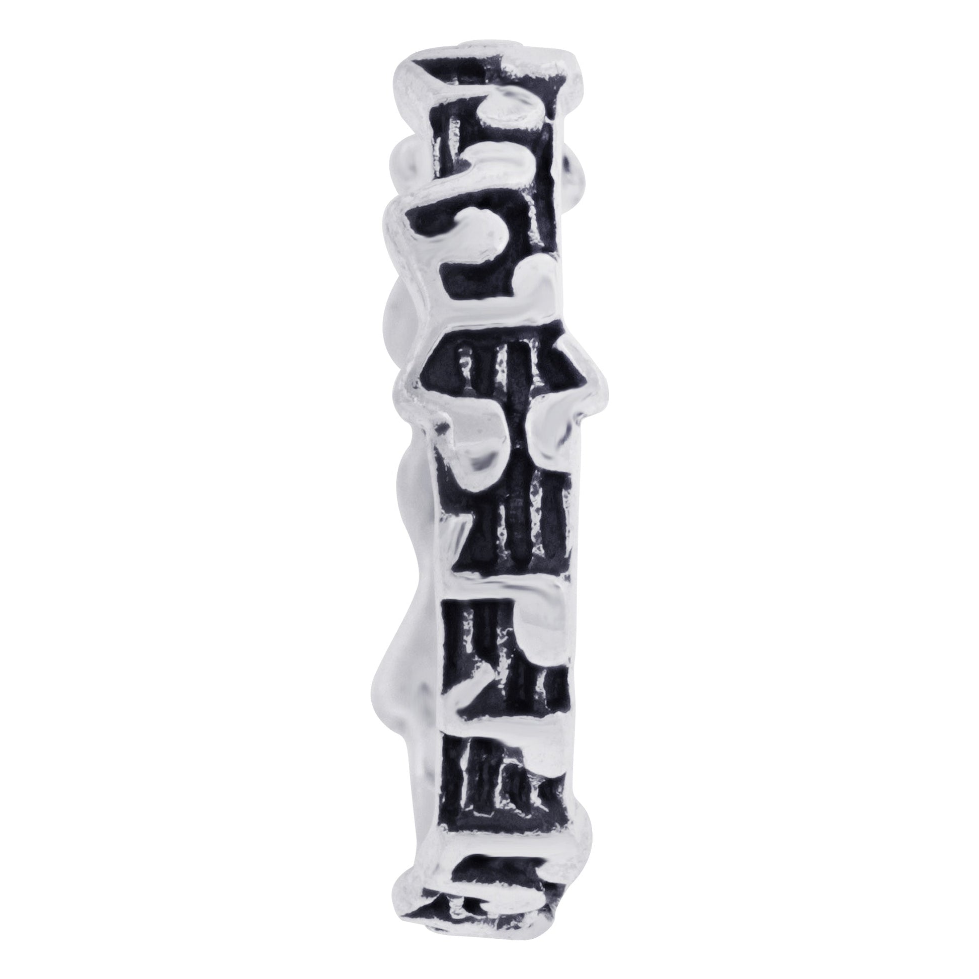 925 Sterling Silver Musical Notes Band Ring - Gem Avenue
