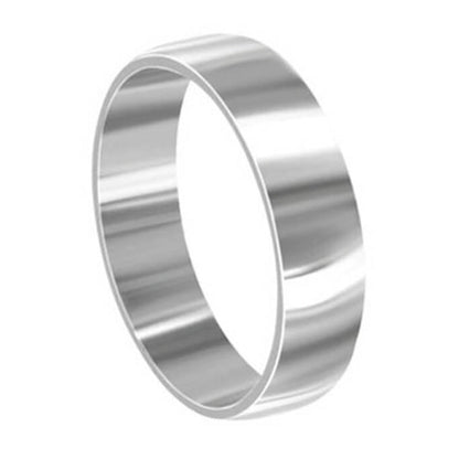 Stainless Steel Engravable 6mm Band Ring - Gem Avenue