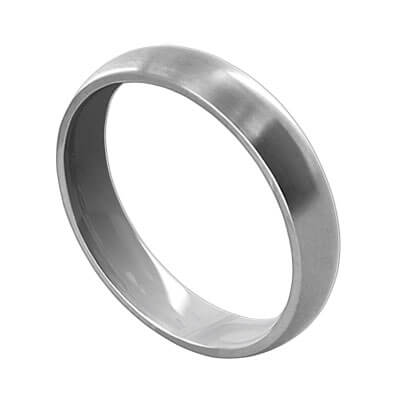 Stainless Steel 4mm Band Ring - Gem Avenue