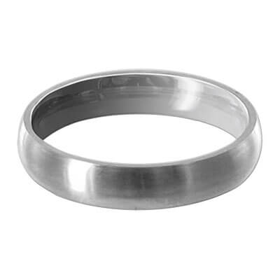 Stainless Steel 4mm Band Ring - Gem Avenue