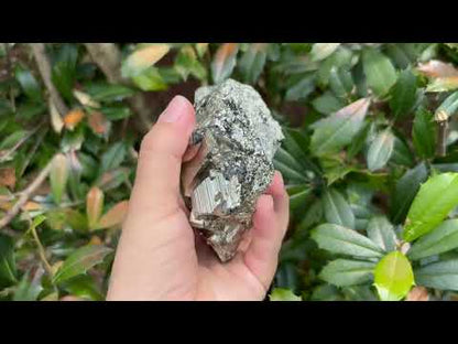 Natural AAA Quality Pyrite Crystal Cluster Cubic Mineral Specimen – Rare Healing Stone for Energy Work & Crystal Collecting - RMI630