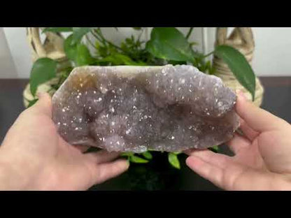 Natural Amethyst Crystal Gemstone Mineral Specimen Rare Healing Stone for Meditation & Display - RMI704