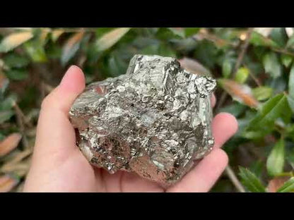 Natural AAA Quality Pyrite Crystal Cluster Cubic Mineral Specimen – Rare Healing Stone for Energy Work & Crystal Collecting - RMI617