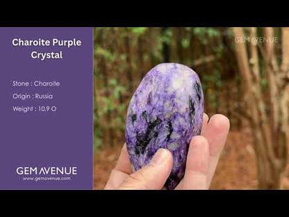 Natural Charoite Freeform Polished Purple Crystal Stone for Healing, Decor & Display - RPS515