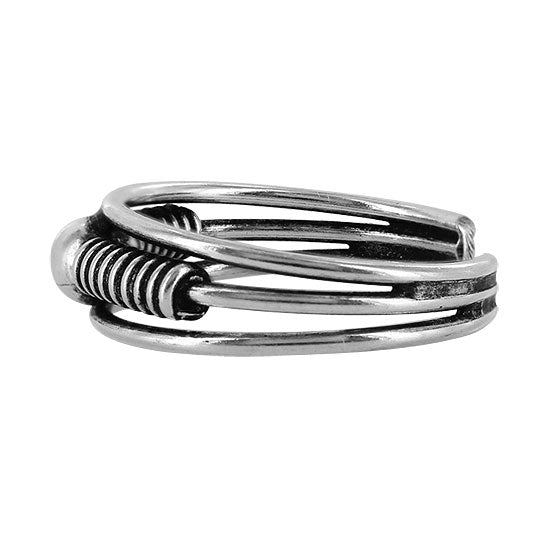 925 Sterling Silver Round Ball Toe Ring - Gem Avenue