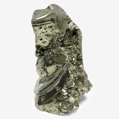 Hand Carved Natural Pyrite Iguana Crystal Gemstone Figurine Animal Sculpture Home Decor - Gem Avenue