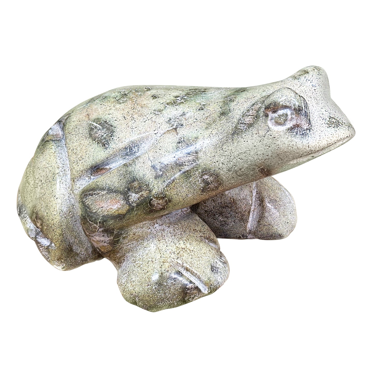 Serpentine Frog Fgurine - Gem Avenue