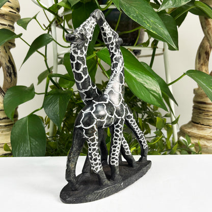 Serpentine Giraffe Figurine - Gem Avenue