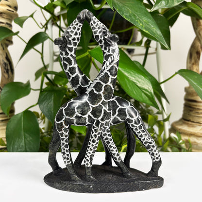 Serpentine Giraffe Figurine - Gem Avenue