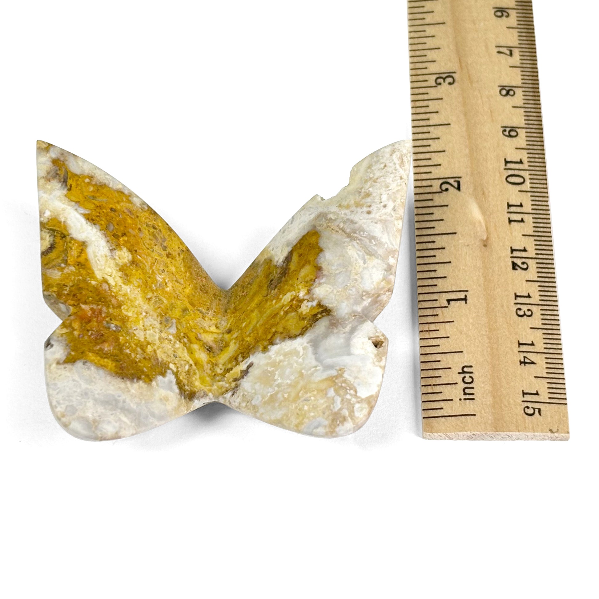 Neo Bumble Be Jasper Butterfly Insect Figurine - Gem Avenue