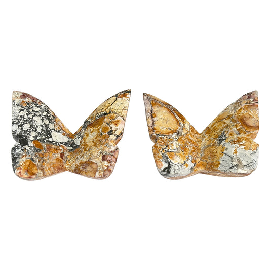 Mali Jasper Butterfly Insect Figurine - Gem Avenue
