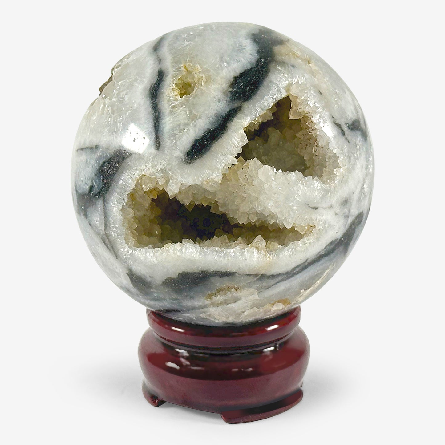 Polished Sphalerite Crystal Gemstone Sphere Decor Ball - Gem Avenue