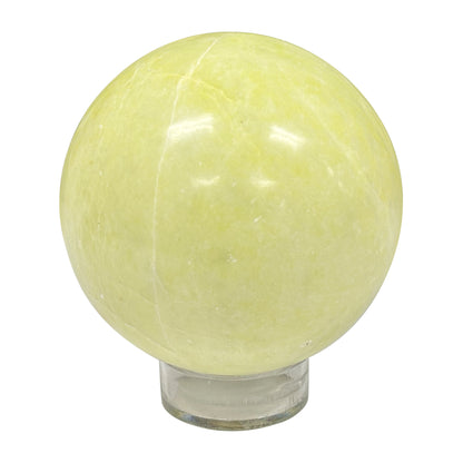Polished Serpentine Crystal Gemstone Sphere Decor Ball - Gem Avenue