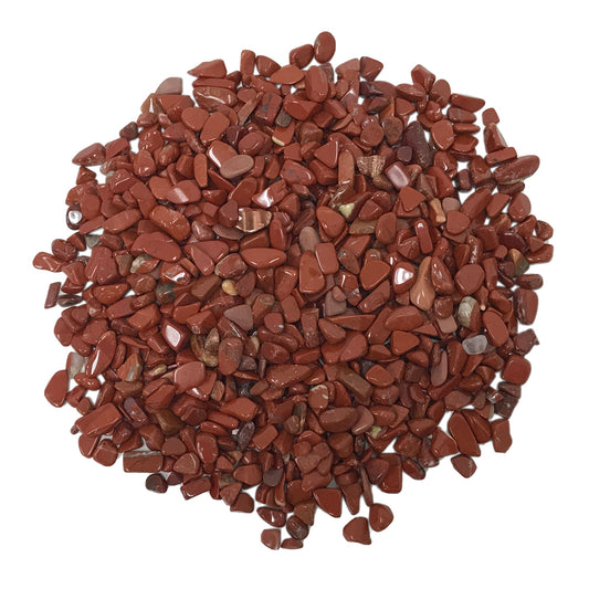 Natural Red Jasper Tumbled Chips - Gem Avenue
