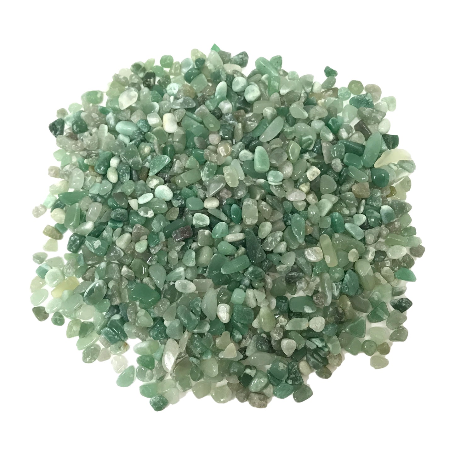 Green Aventurine Tumbled Chips - Gem Avenue