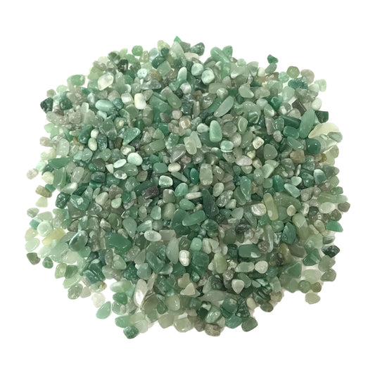 Green Aventurine Tumbled Chips - Gem Avenue