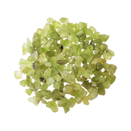Natural Peridot Crystal Gemstone – Raw Green Collectible Stone for Healing, Energy Work – Genuine August Birthstone Mineral Specimen - RCR126